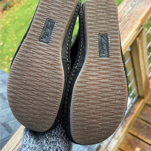 Black Clarks Artisian, Orlene Jane Shoes with Buckle - Picture 10 of 10